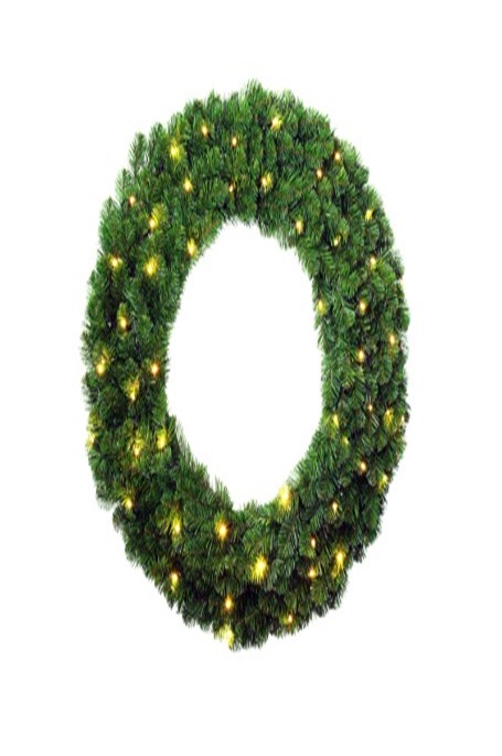1 wreath alasken pre-lit  Thumbnail0