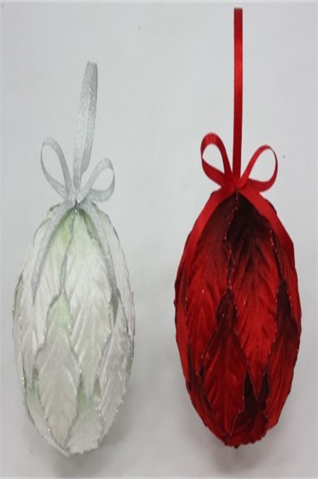 Big leaves bauble and ribbon  Thumbnail0