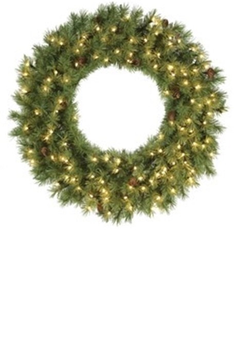 3ft Pre - lit wreath